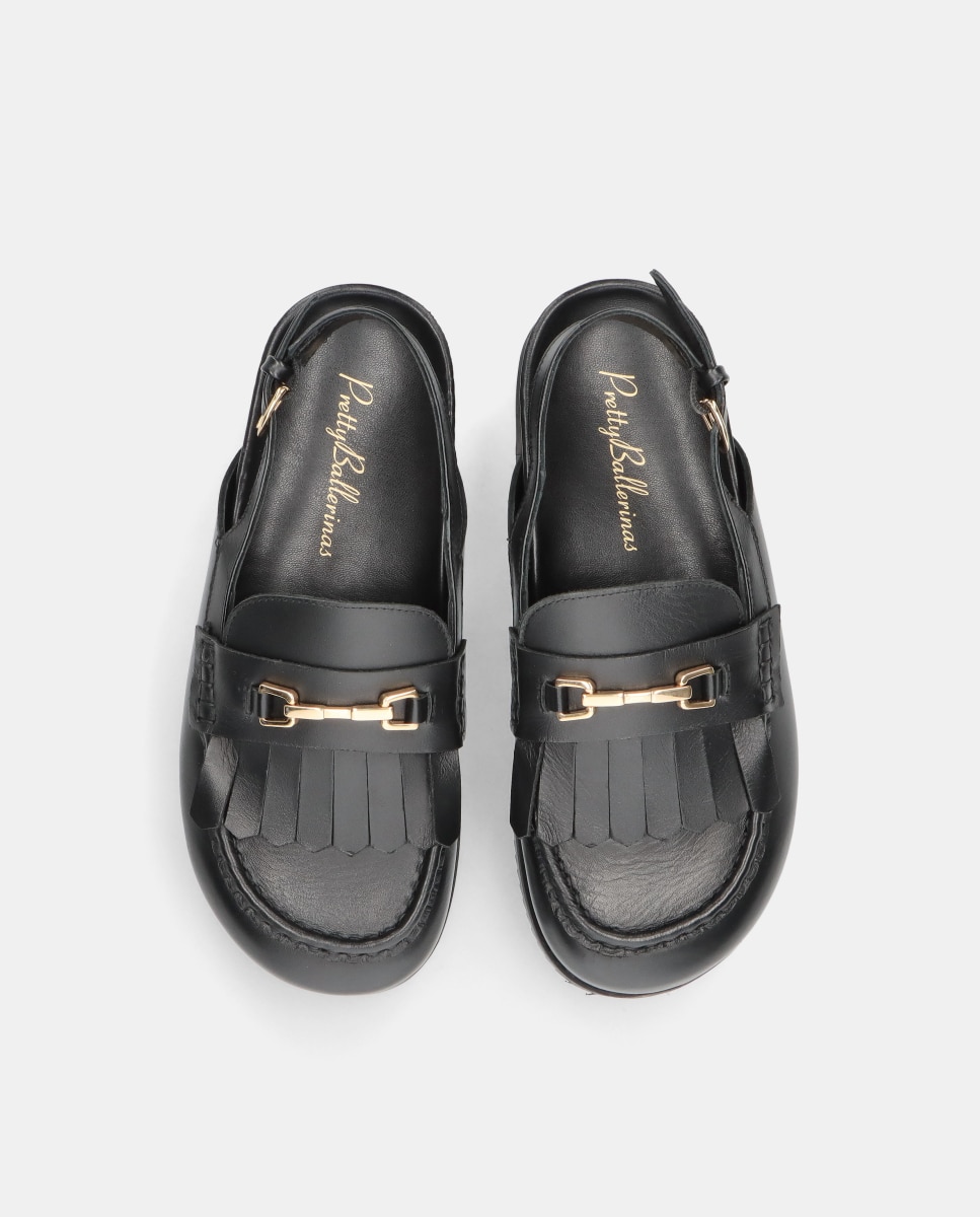 Sandalias planas Belle de mujer en piel - Pretty Ballerinas - Negro Negro-2