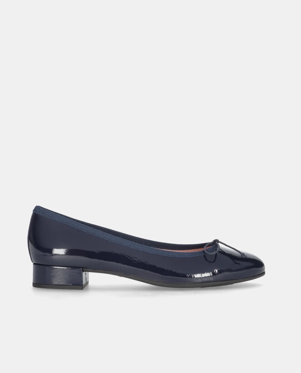 Bailarinas gretschen de mujer en charol - Pretty Ballerinas - Azul Azul-1
