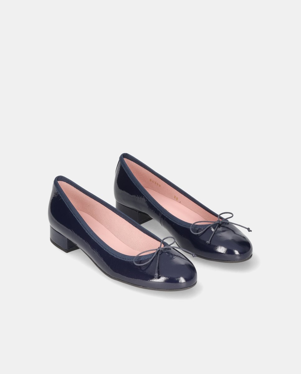 Bailarinas gretschen de mujer en charol - Pretty Ballerinas - Azul Azul-3