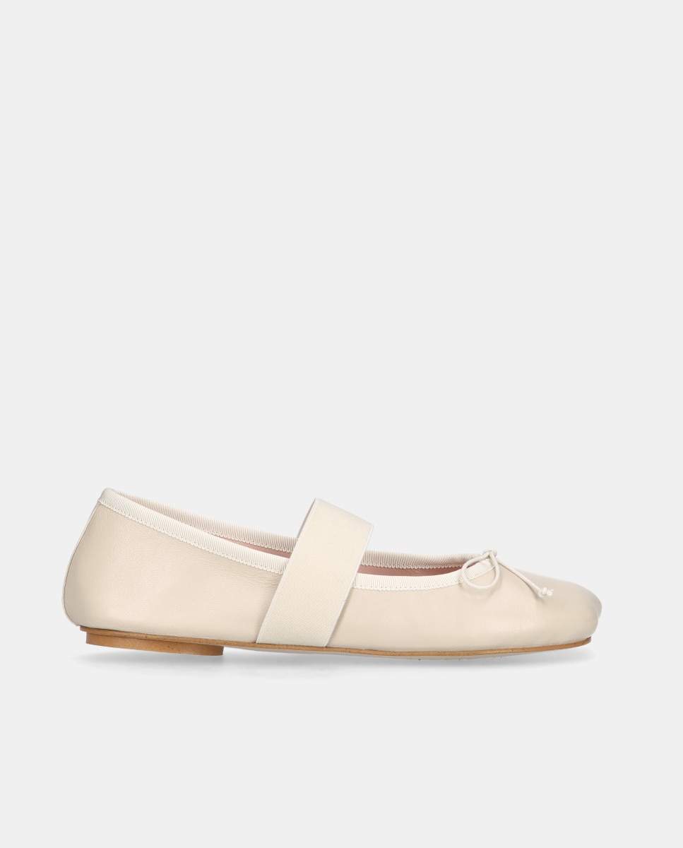 Bailarinas yuma de mujer en napa suave - Pretty Ballerinas - Beige Beige-1