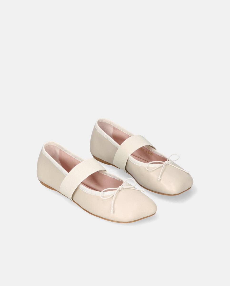 Bailarinas yuma de mujer en napa suave - Pretty Ballerinas - Beige Beige-2