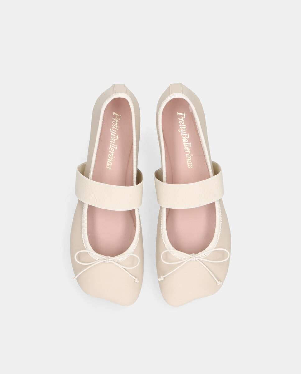 Bailarinas yuma de mujer en napa suave - Pretty Ballerinas - Beige Beige-3