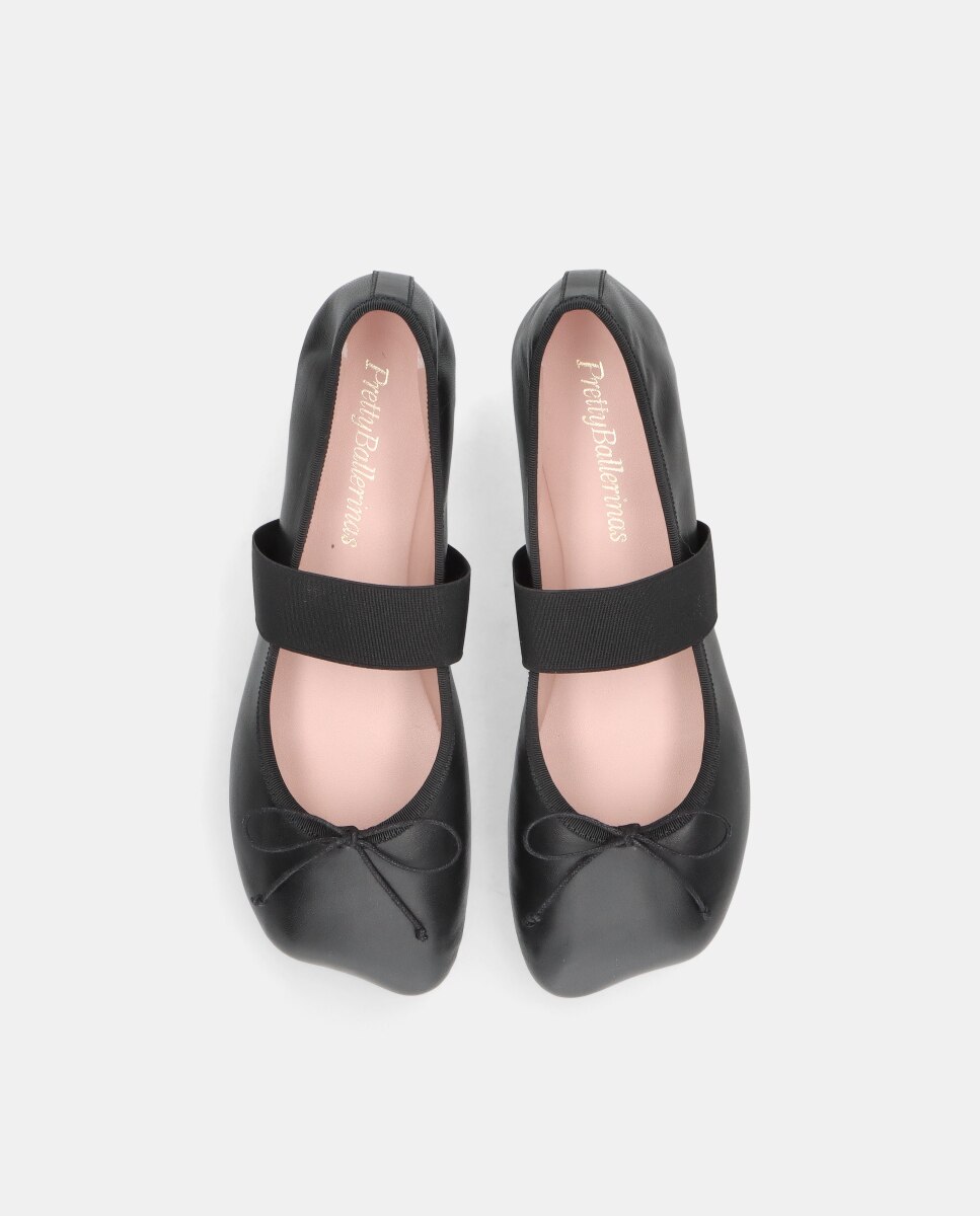 Bailarinas yuma de mujer en napa suave - Pretty Ballerinas - Negro Negro-3