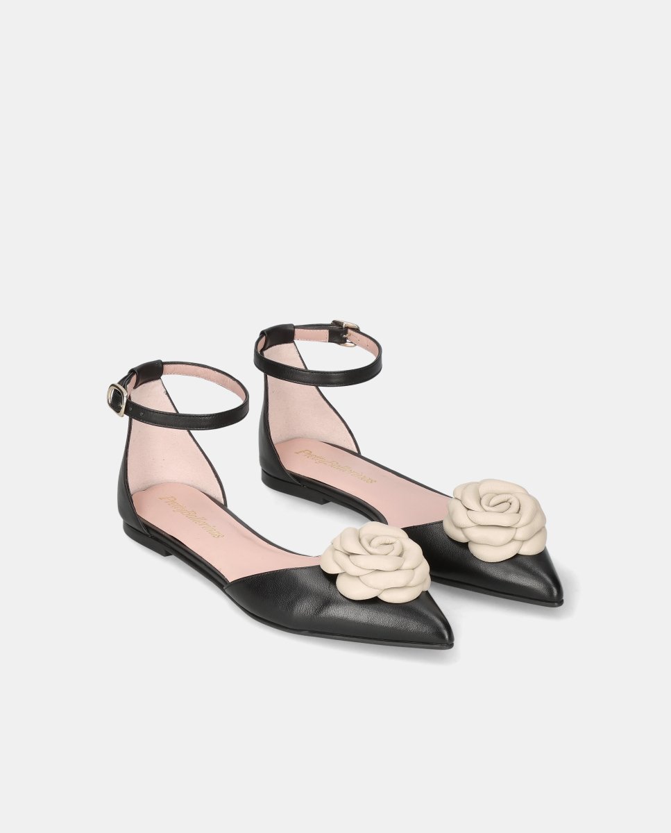 Bailarinas paris de mujer en napa suave - Pretty Ballerinas - Negro Negro-3