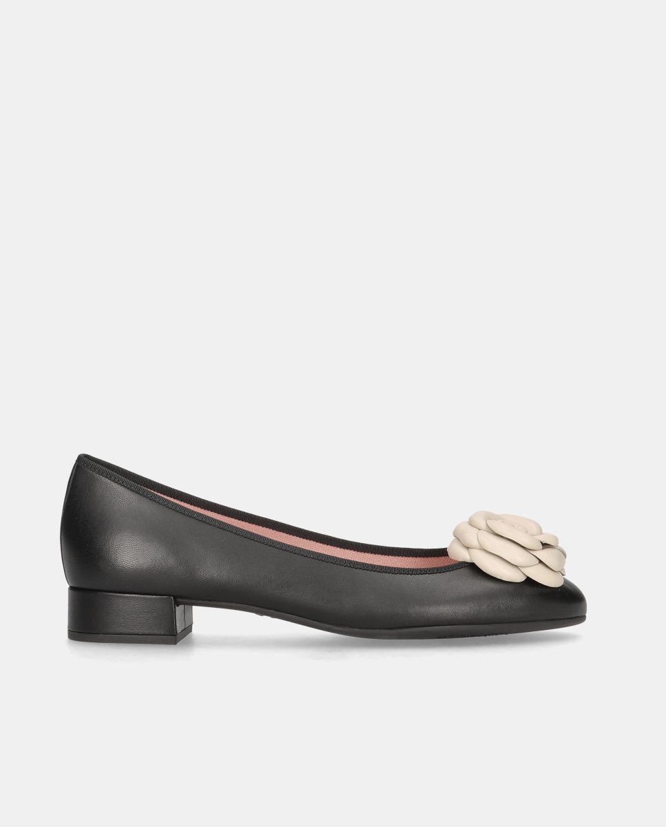 Bailarinas gretschen de mujer en napa suave - Pretty Ballerinas - Negro Negro-1