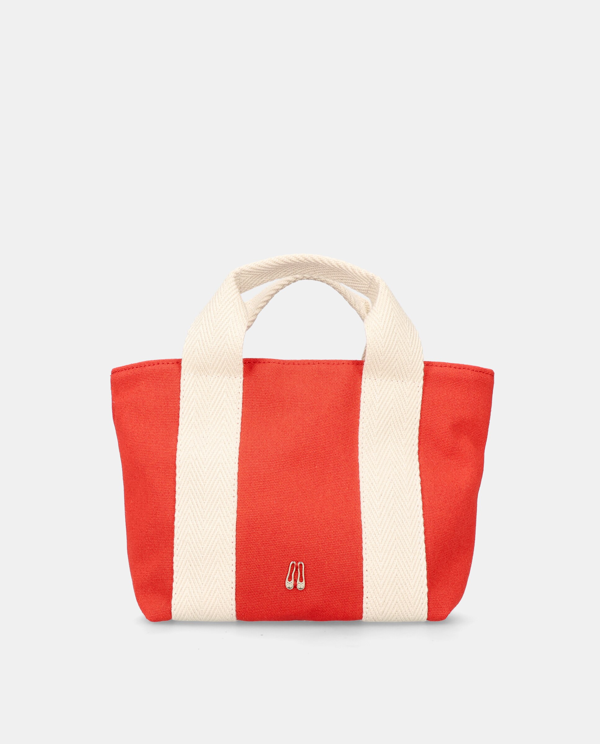 Bolso tote de mujer en lona - Pretty Ballerinas - Rojo Rojo-1