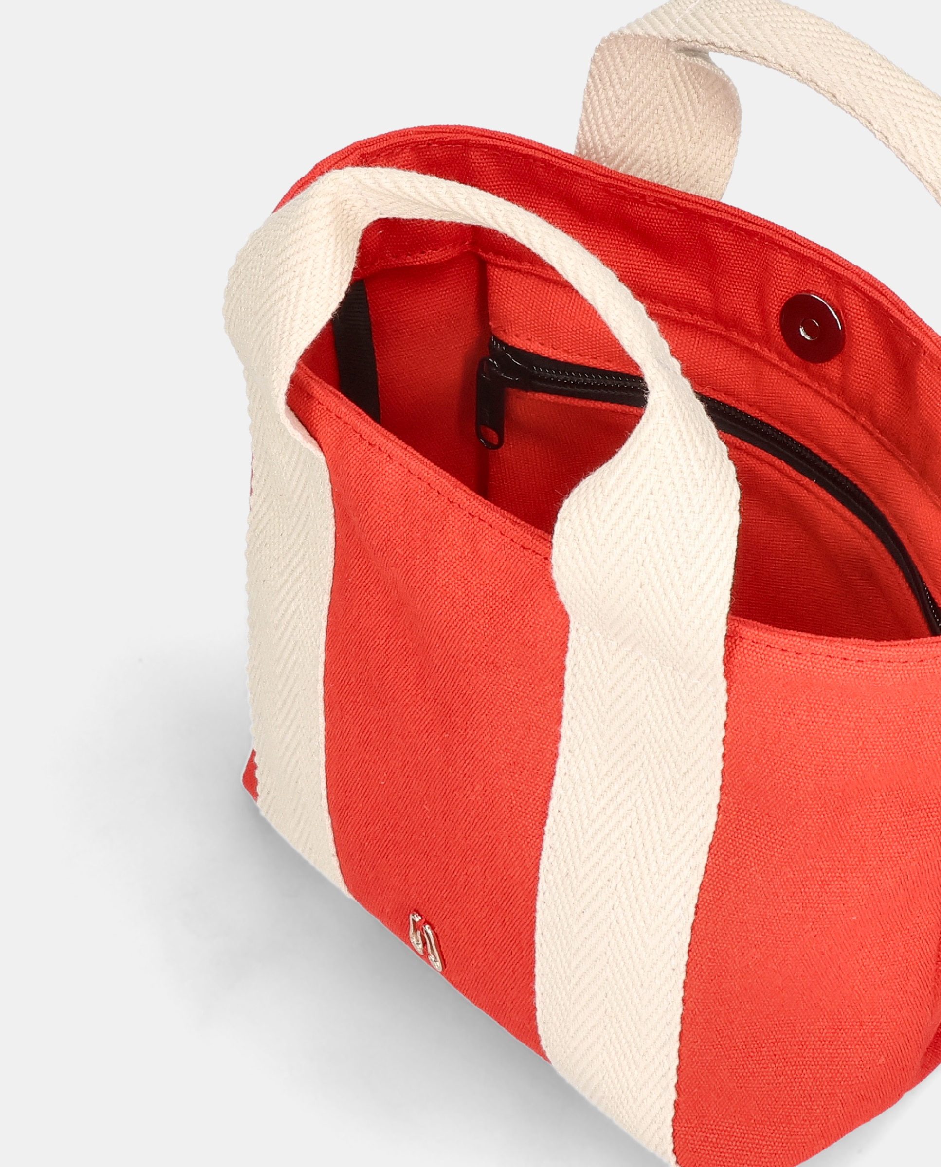 Bolso tote de mujer en lona - Pretty Ballerinas - Rojo Rojo-2