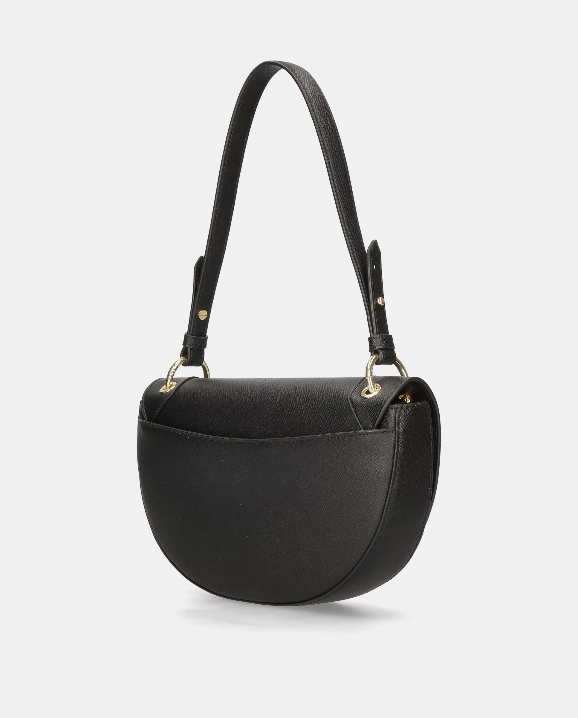 Bolso de hombro de mujer en piel - Mascaró - Negro Negro-3