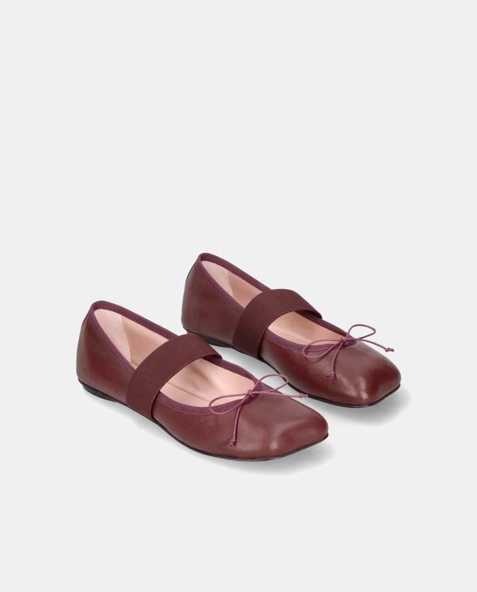 Bailarinas yuma de mujer en napa suave - Pretty Ballerinas - Morado Morado-3