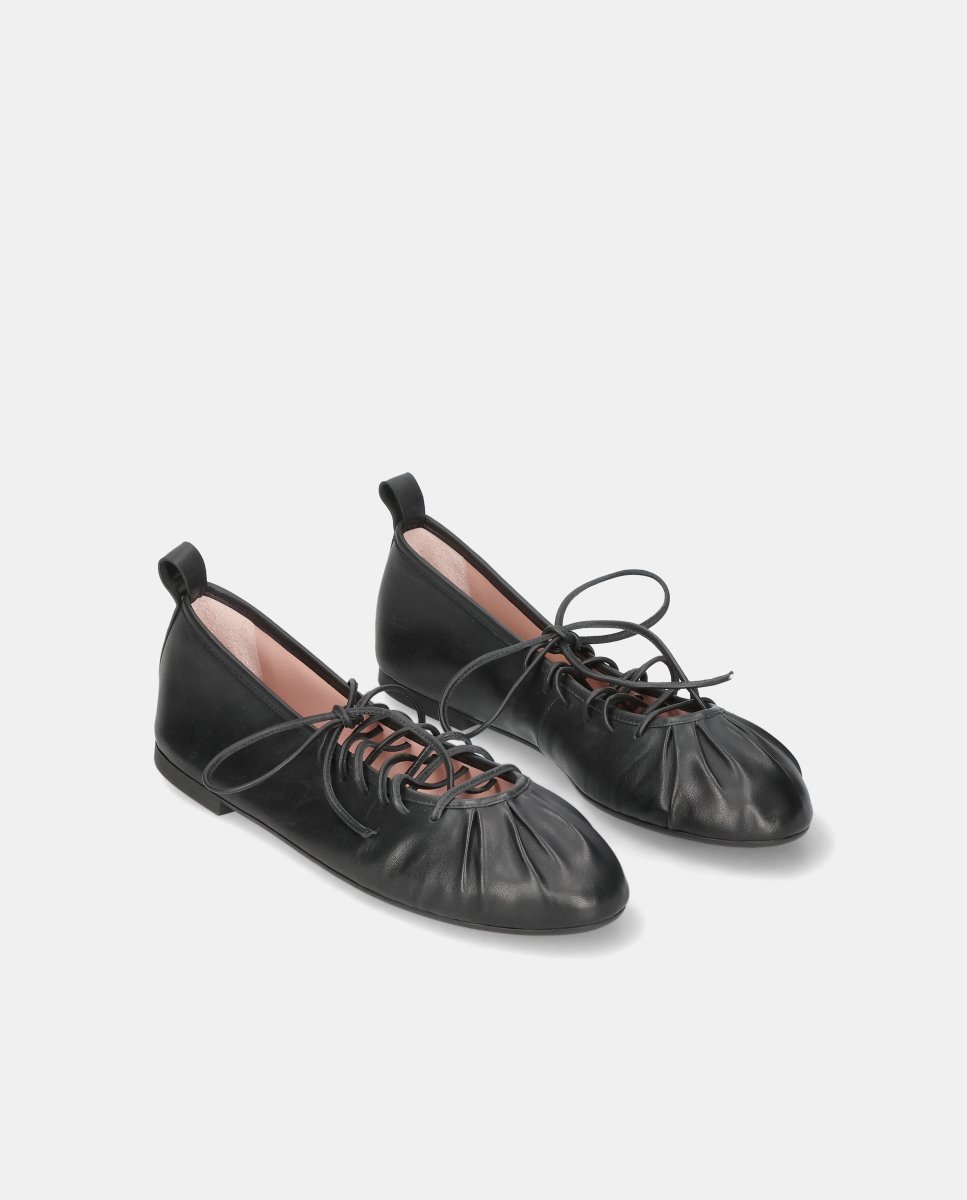 Bailarinas nicole de mujer en napa suave - Pretty Ballerinas - Negro Negro-3