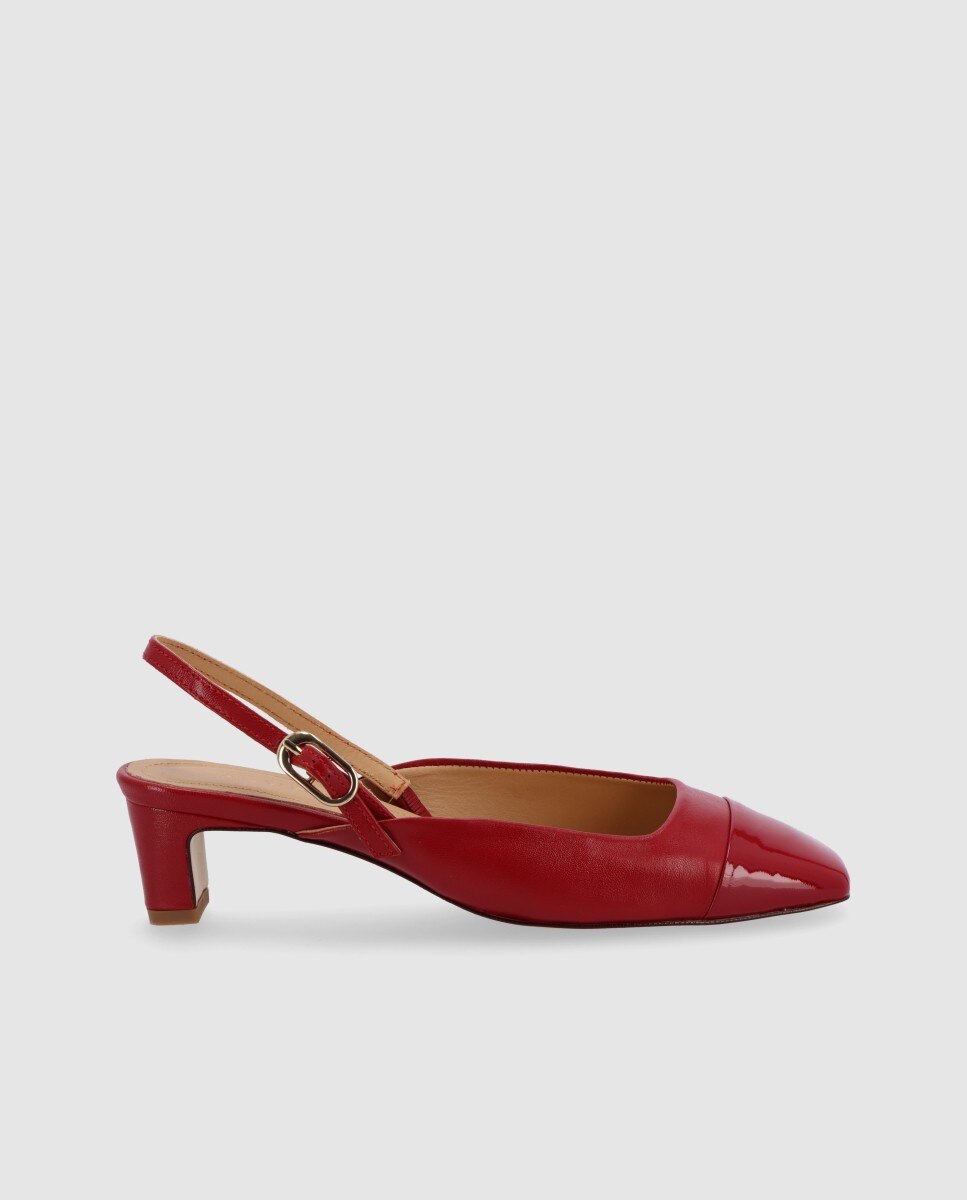 Zapatos de salon de mujer de piel con tacon ancho y bajo Alohas El Corte Ingles