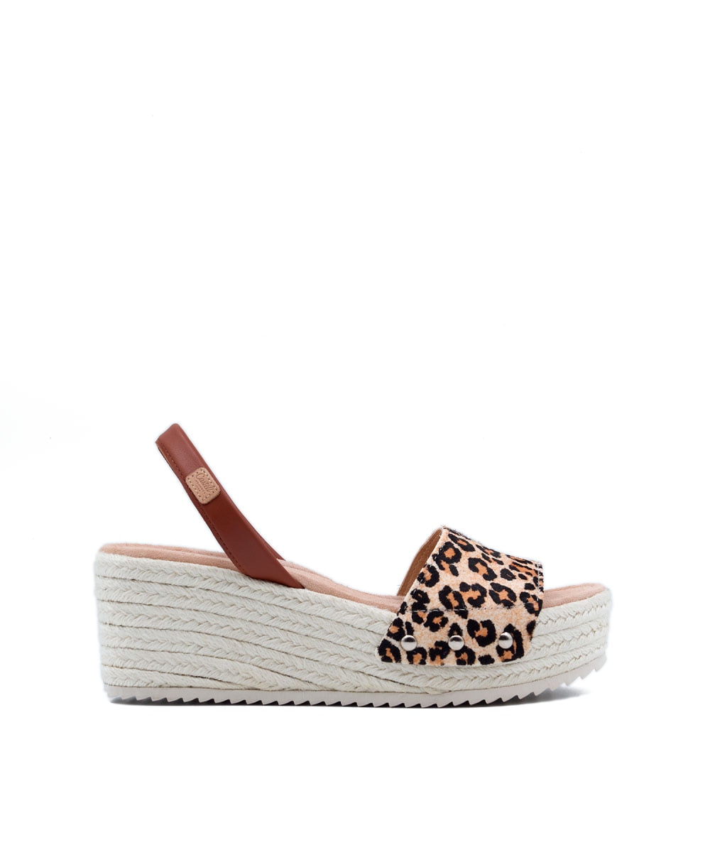Menorquinas de mujer con cuña animal print - CASTELL MENORCA - Estampado Estampado-1