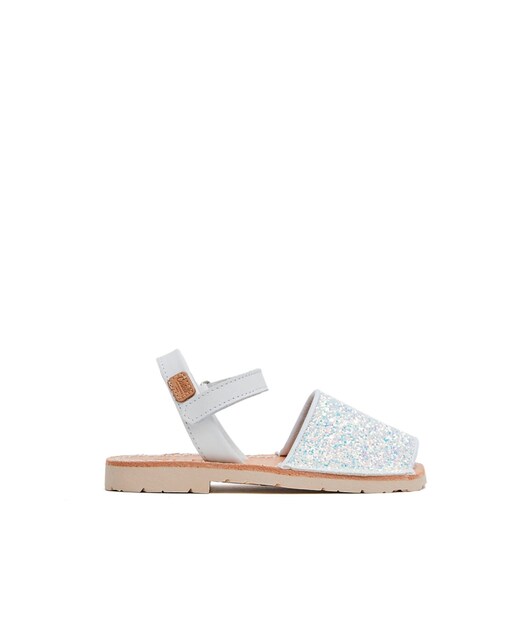 Imagen 0 de Menorquinas de niña de piel con glitter