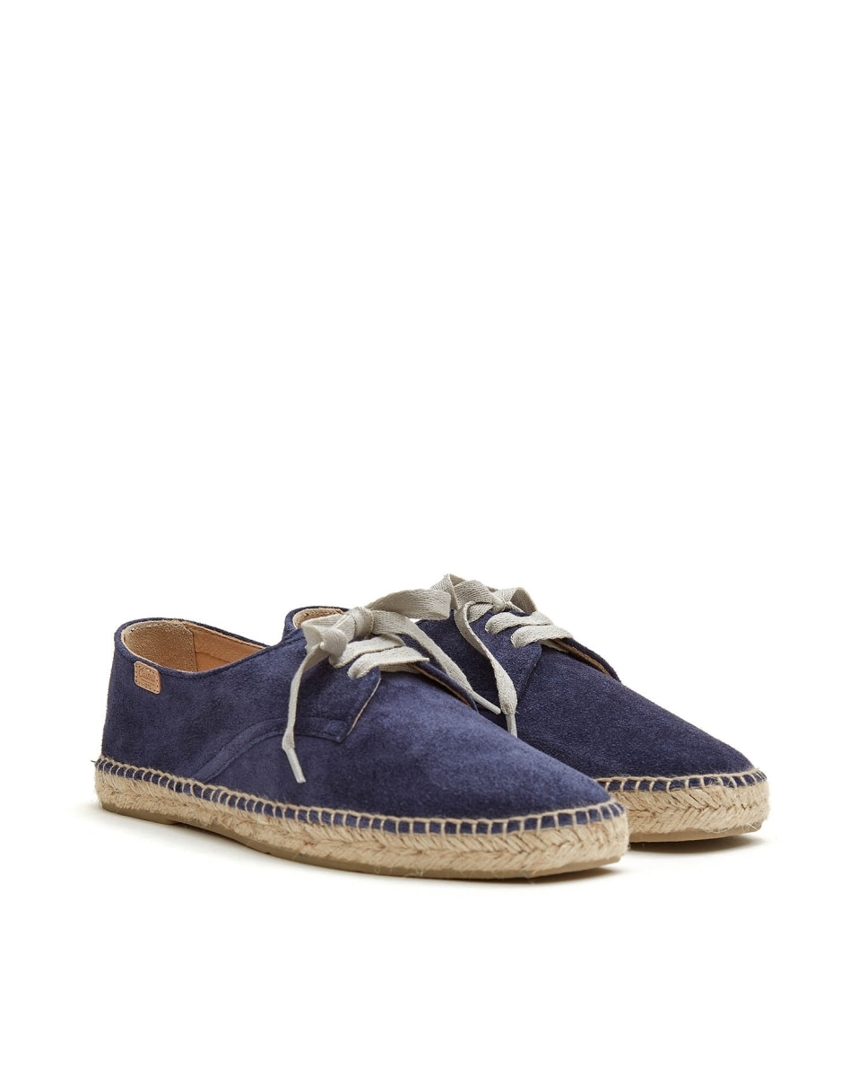 Imagen 3 de Alpargatas unisex de yute con cordones - CASTELL MENORCA - Azul marino Azul marino