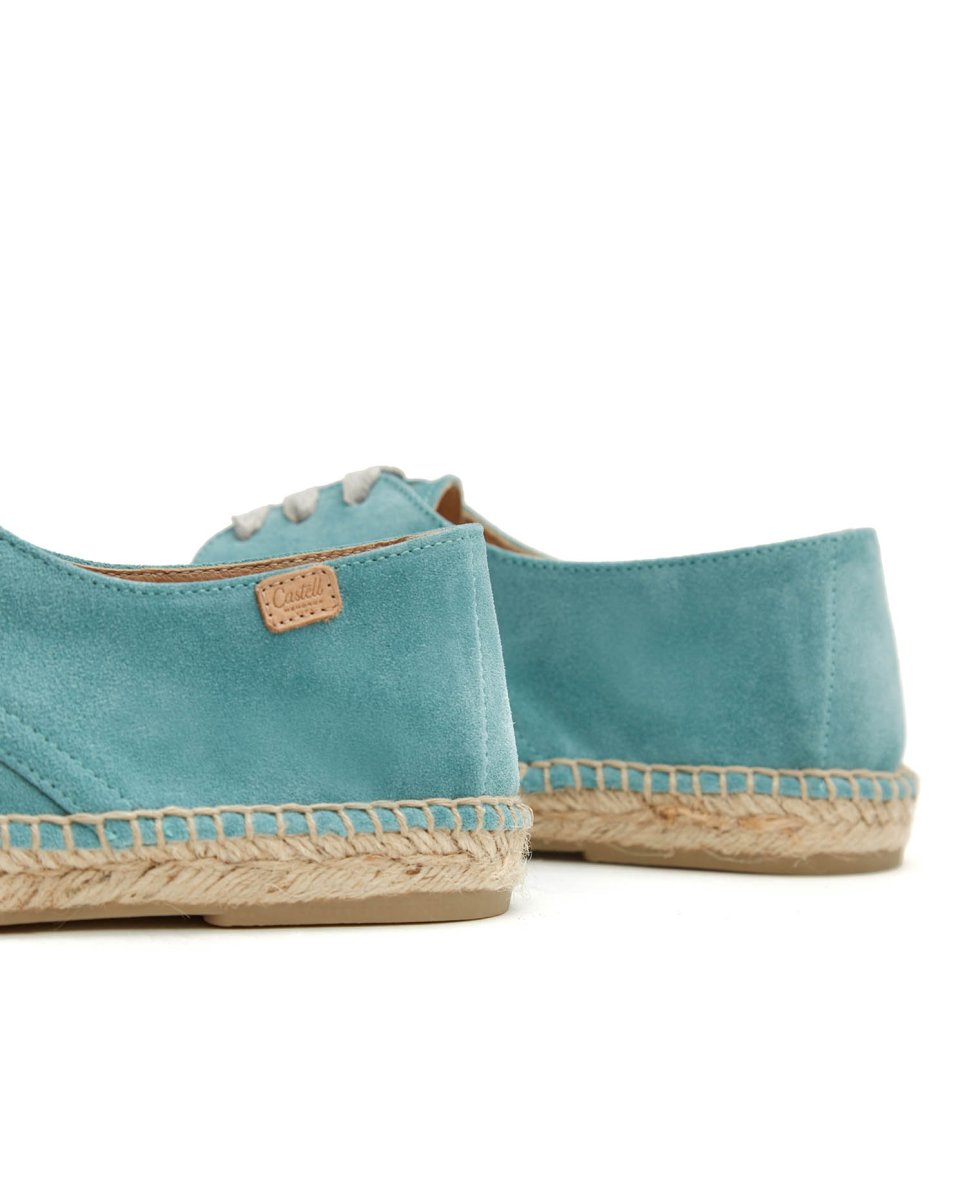 Imagen 5 de Alpargatas unisex de yute con cordones - CASTELL MENORCA - Azul / Verde Azul / Verde