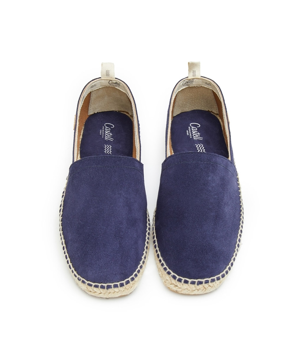 Yute de hombre de serraje - CASTELL MENORCA - Azul marino Azul marino-2