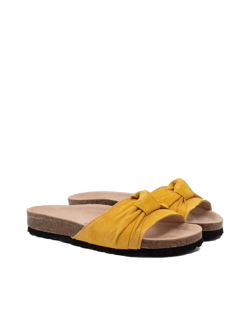 Sandalias de pala con lazo - CASTELL MENORCA - Rosa Rosa-5