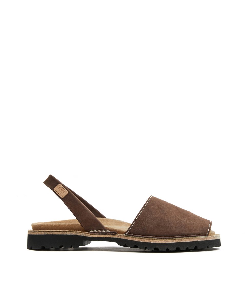 Imagen 0 de Menorquinas unisex con plantilla anatómica Marrón