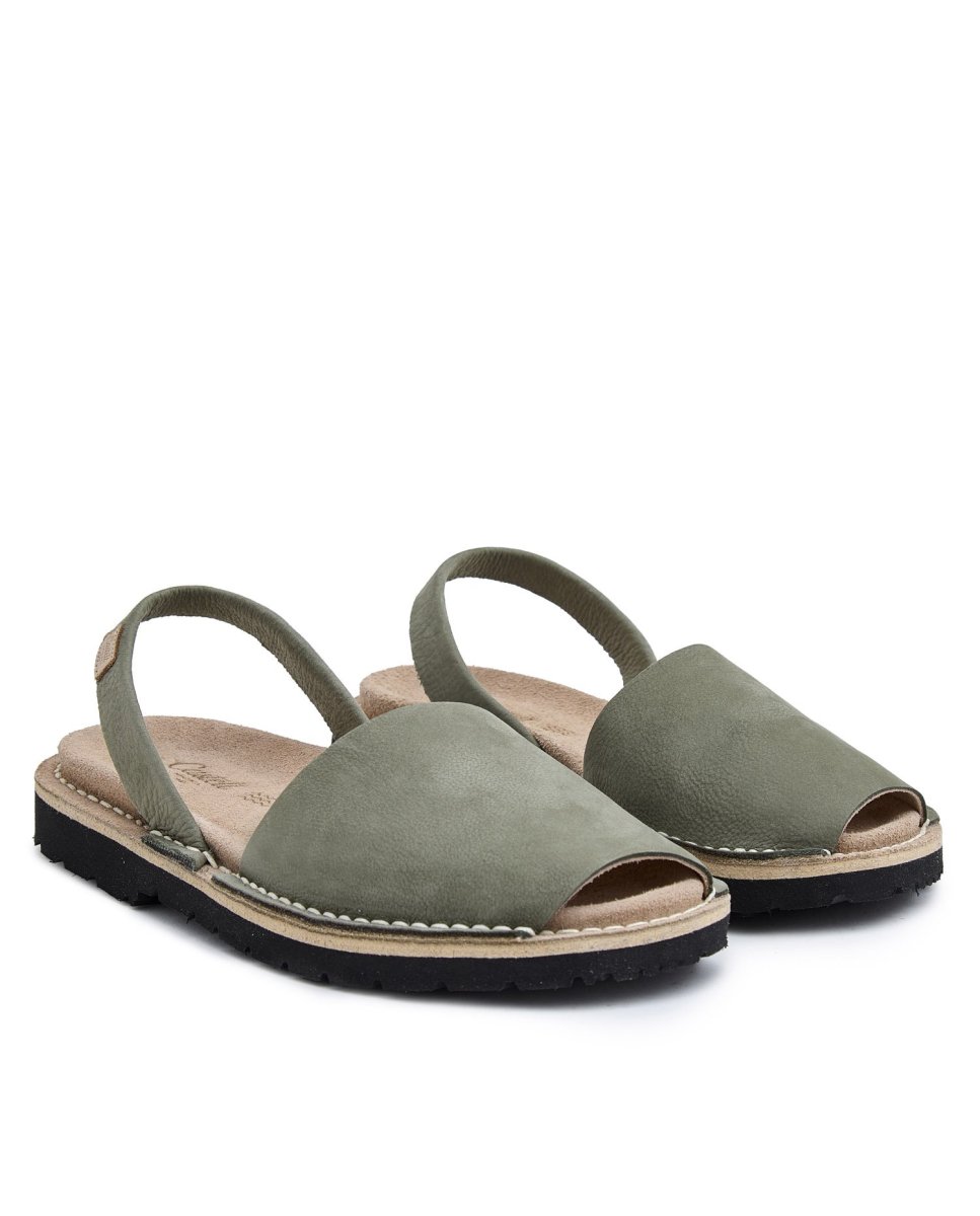 Menorquinas unisex con suela anatómica - CASTELL MENORCA - Verde oscuro Verde oscuro-3