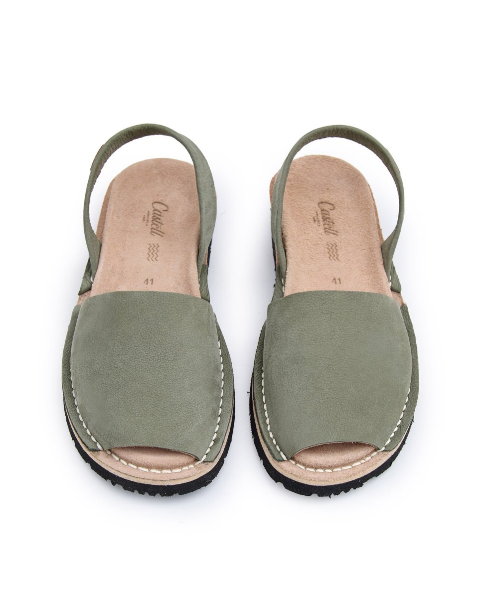 Menorquinas unisex con suela anatómica - CASTELL MENORCA - Verde oscuro Verde oscuro-2