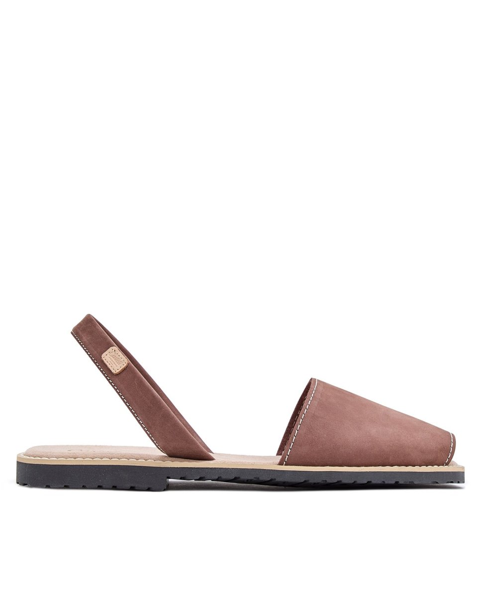 Imagen 0 de Menorquinas unisex con plantilla acolchada Marrón oscuro