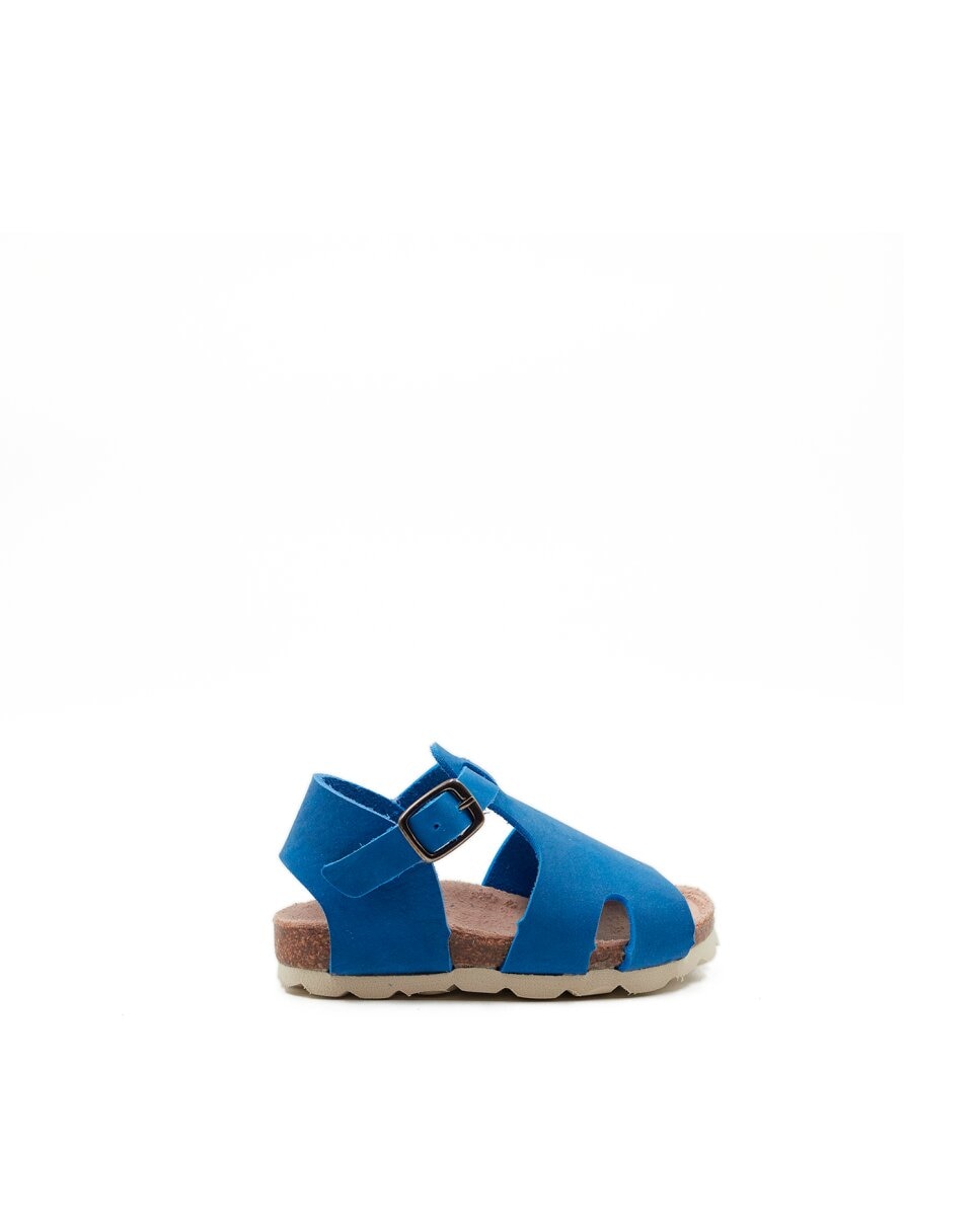 Imagen 0 de Sandalias de bebés de piel Azul