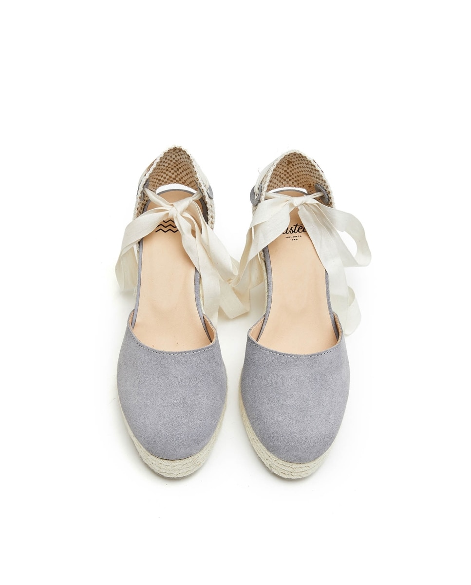 Alpargatas de cuña de mujer con suela de yute - CASTELL MENORCA - Beige Beige-3