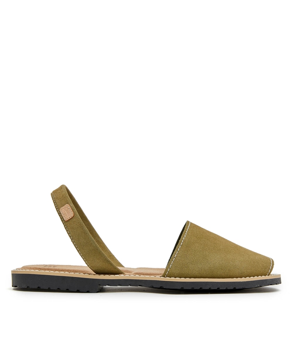 Menorquinas unisex de nobuck - CASTELL MENORCA - Kaki Kaki-1