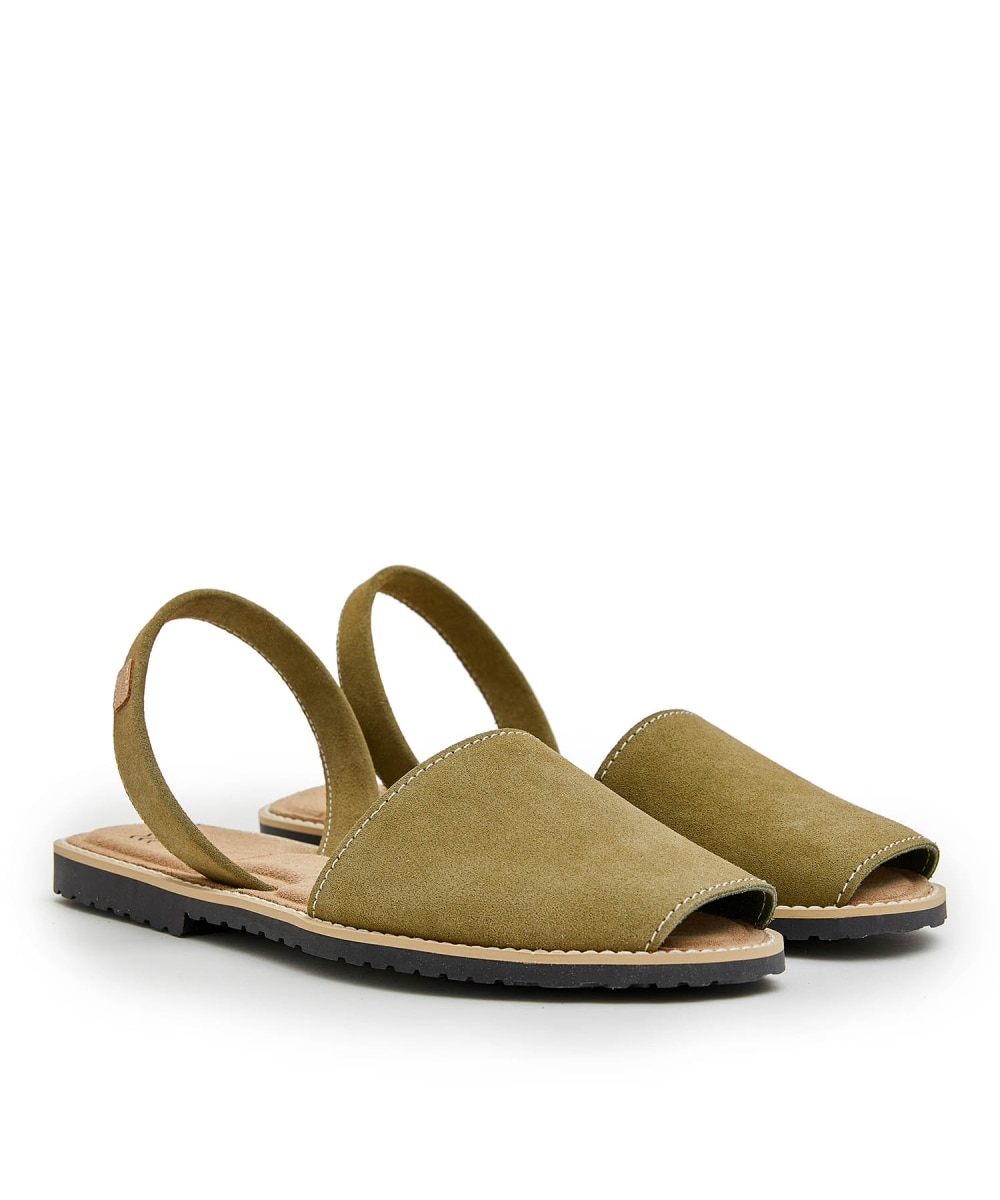 Menorquinas unisex de nobuck - CASTELL MENORCA - Kaki Kaki-3
