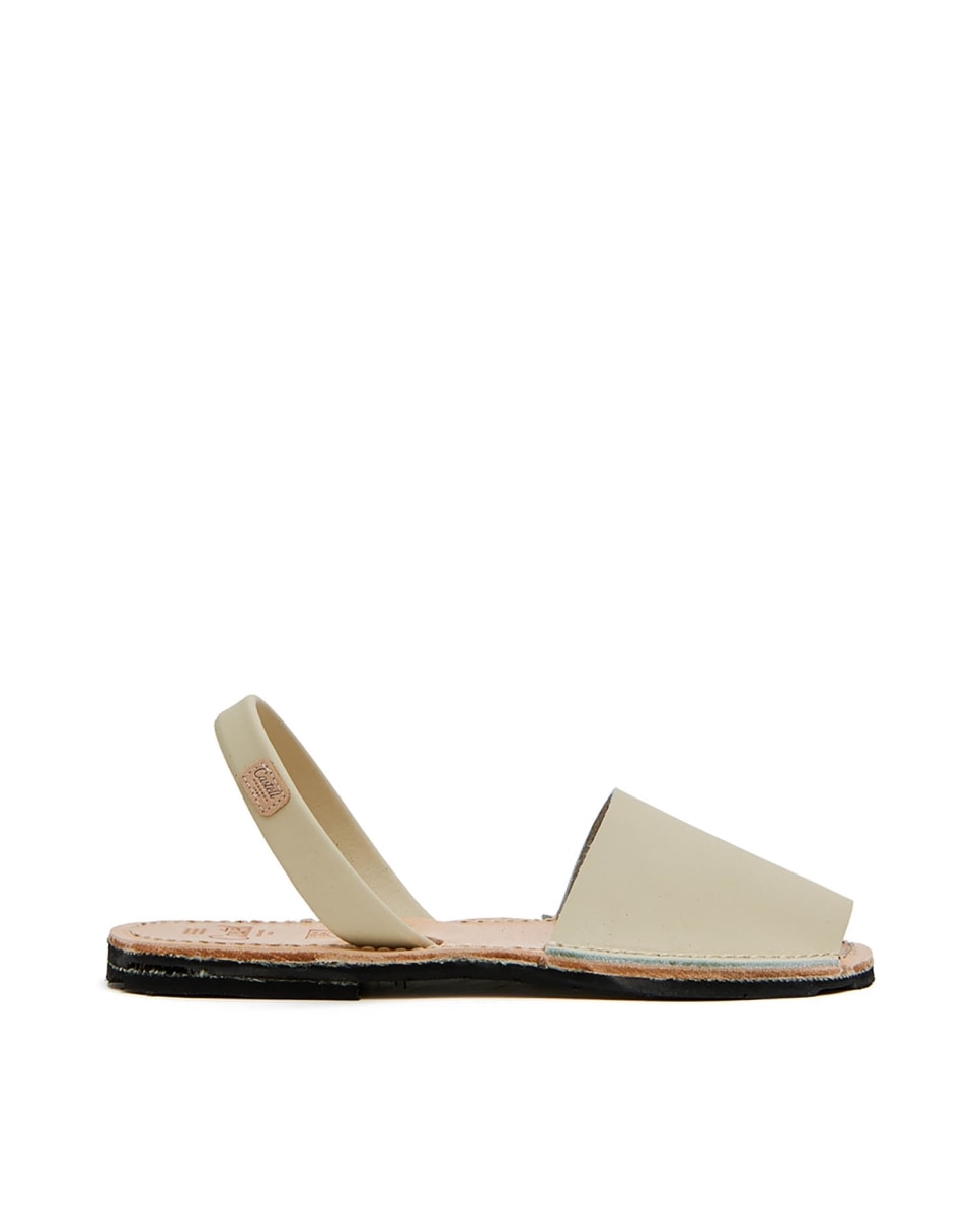 CASTELL MENORCA - Menorquinas unisex de piel beige.