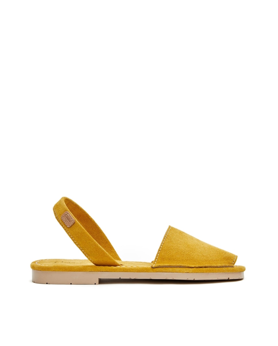 Menorquinas de mujer con plantilla al tono - CASTELL MENORCA - Amarillo limón Amarillo limón-1