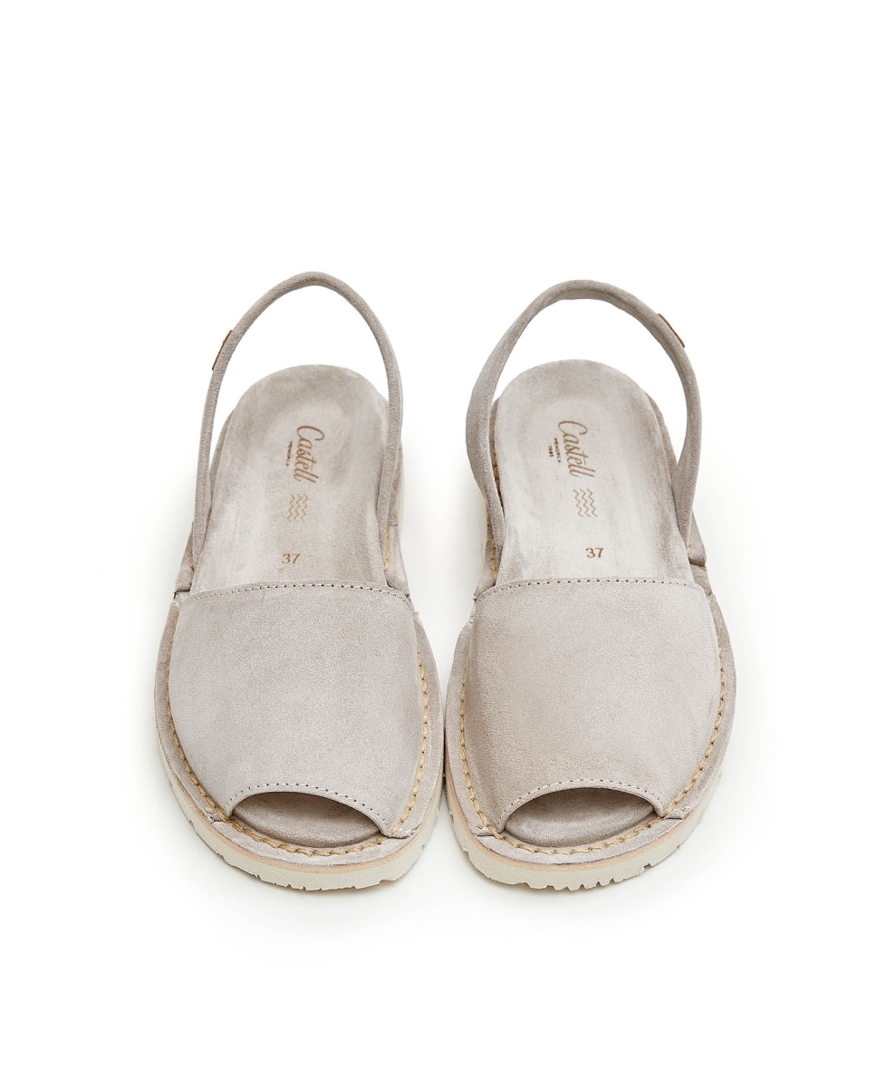 Menorquinas de mujer con plantilla al tono - CASTELL MENORCA - Beige Beige-2