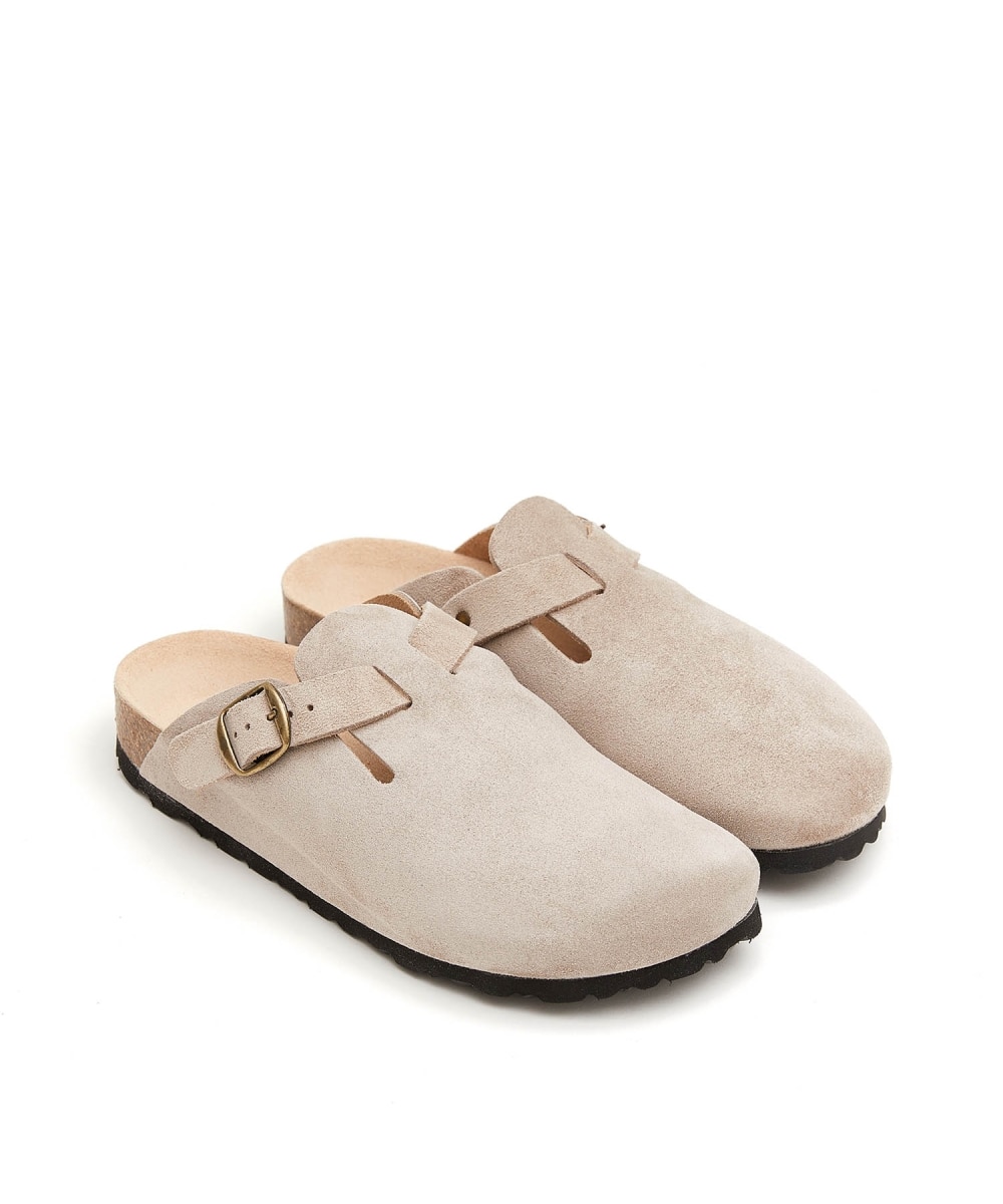 Zuecos de mujer anatómicos en piel - CASTELL MENORCA - Beige Beige-5