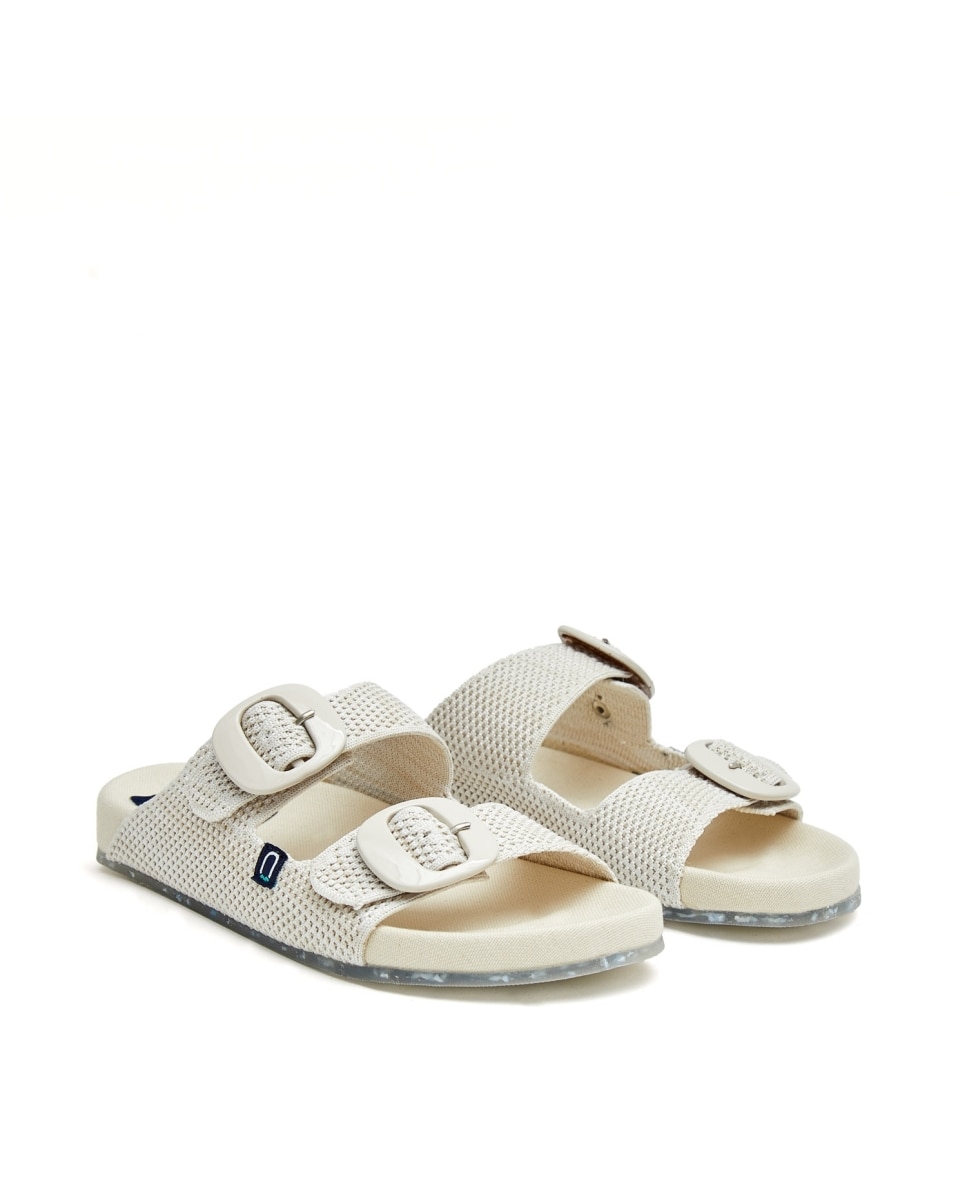 Sandalias unisex de materiales sostenibles - CASTELL MENORCA - Beige Beige-2