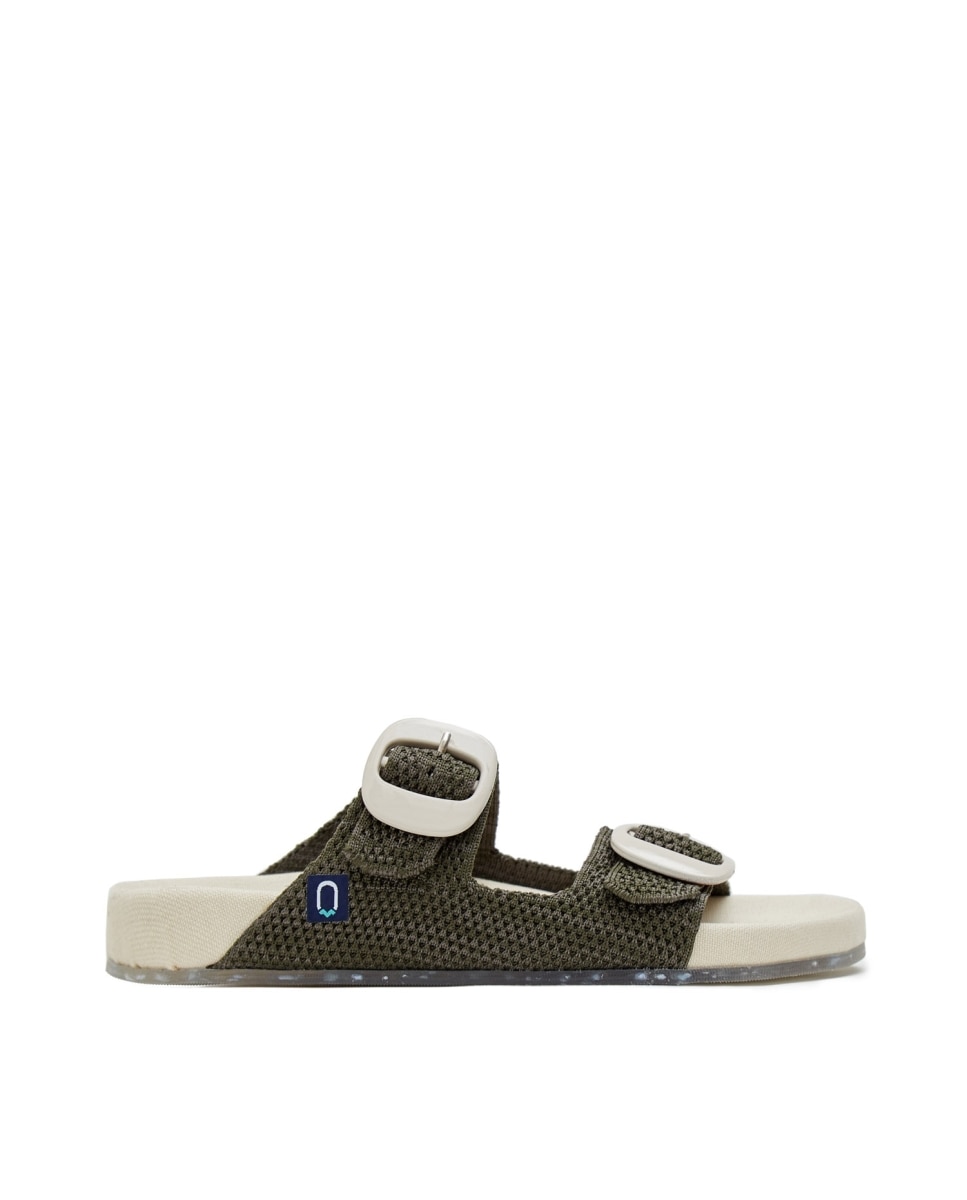 Sandalias unisex de materiales sostenibles - CASTELL MENORCA - Verde Oliva Verde Oliva-1