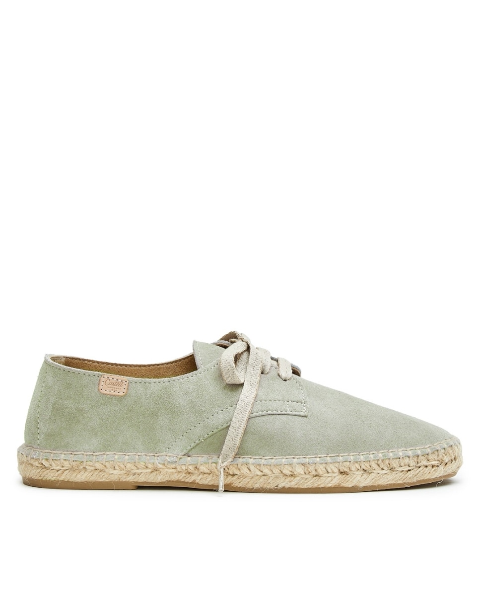 Imagen 1 de Alpargatas unisex de yute con cordones - CASTELL MENORCA - Verde claro Verde claro