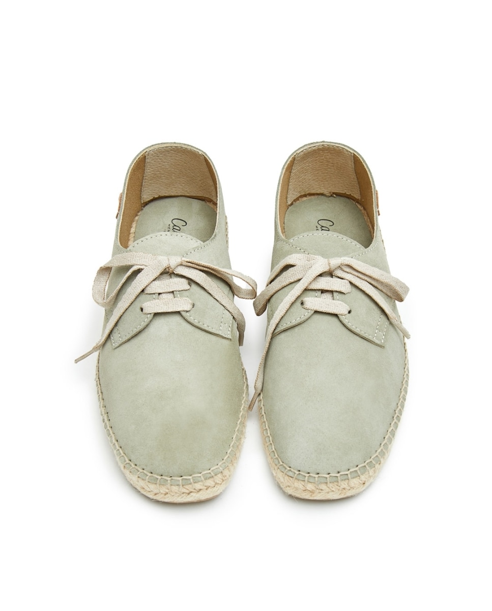 Imagen 2 de Alpargatas unisex de yute con cordones - CASTELL MENORCA - Verde claro Verde claro