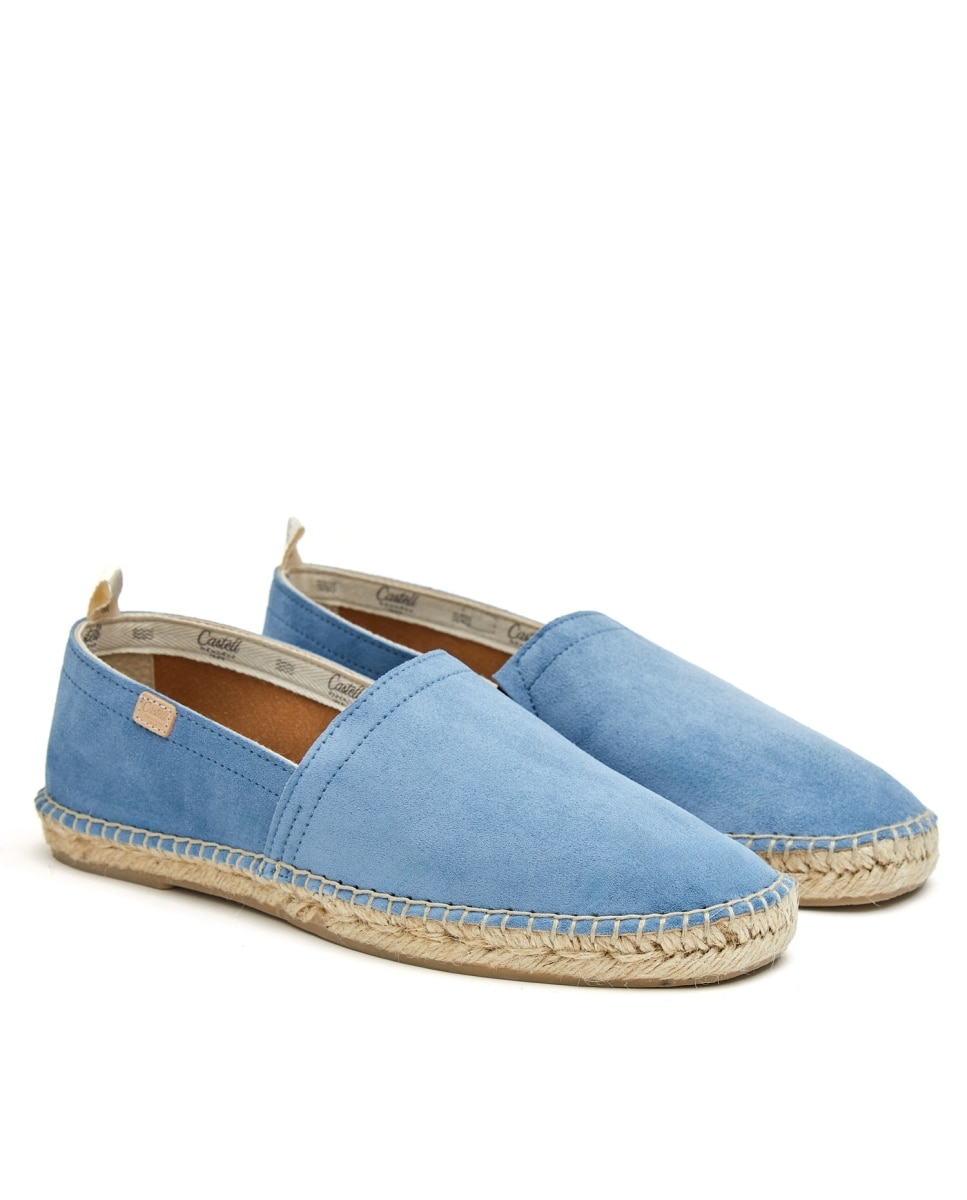 Yute de hombre de serraje - CASTELL MENORCA - Azul celeste Azul celeste-3