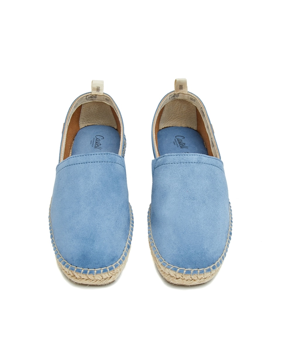 Yute de hombre de serraje - CASTELL MENORCA - Azul celeste Azul celeste-2