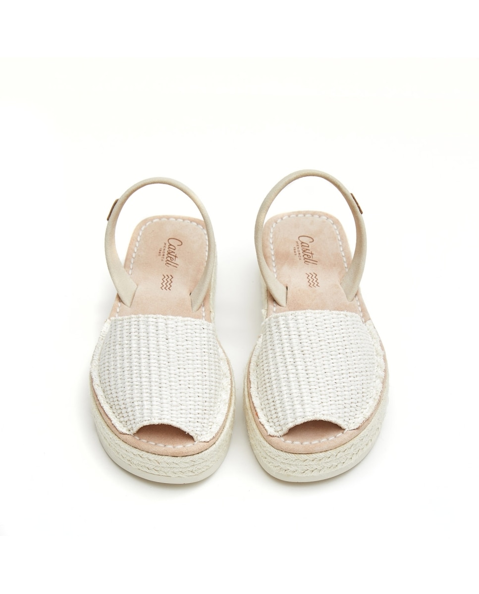 Menorquinas de mujer de rafia - CASTELL MENORCA - Beige Beige-4