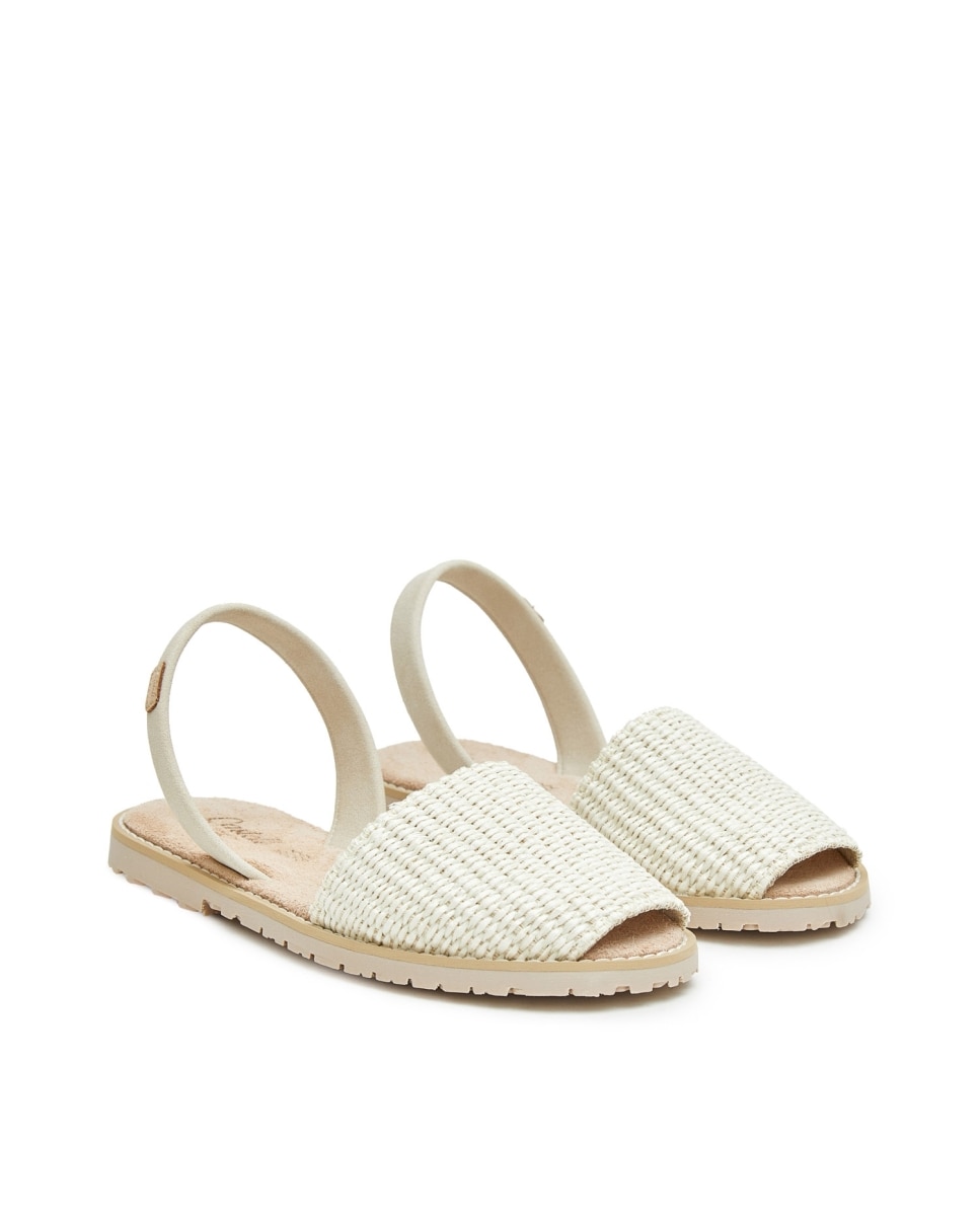 Menorquinas de mujer de rafia - CASTELL MENORCA - Beige Beige-3