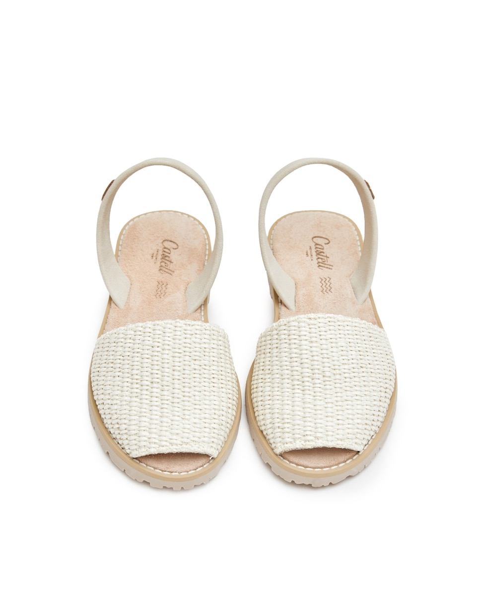 Menorquinas de mujer de rafia - CASTELL MENORCA - Beige Beige-2