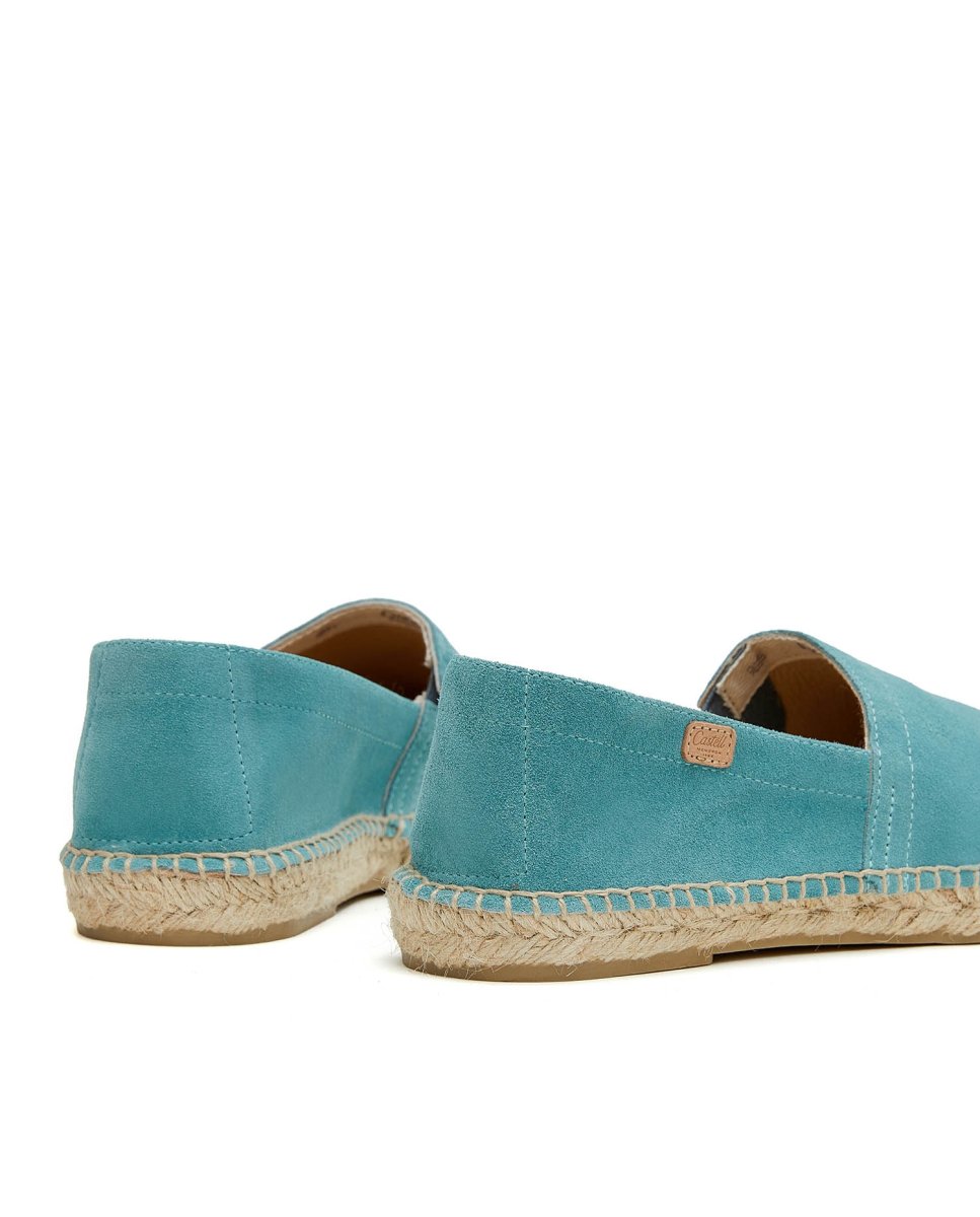 Sandalias de mujer con rafia - CASTELL MENORCA - Negro Negro-4