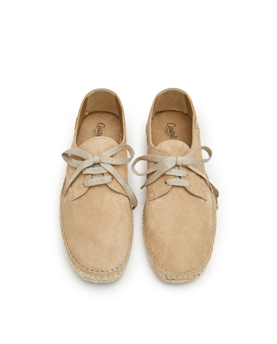 Imagen 2 de Alpargatas unisex de yute con cordones - CASTELL MENORCA - Marrón claro Marrón claro