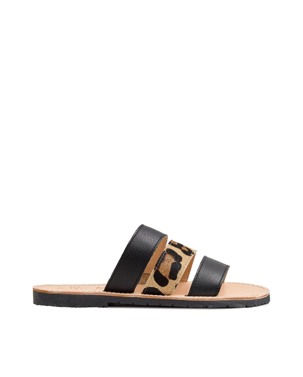 Sandalias de mujer a tiras - CASTELL MENORCA - Estampado Estampado-1