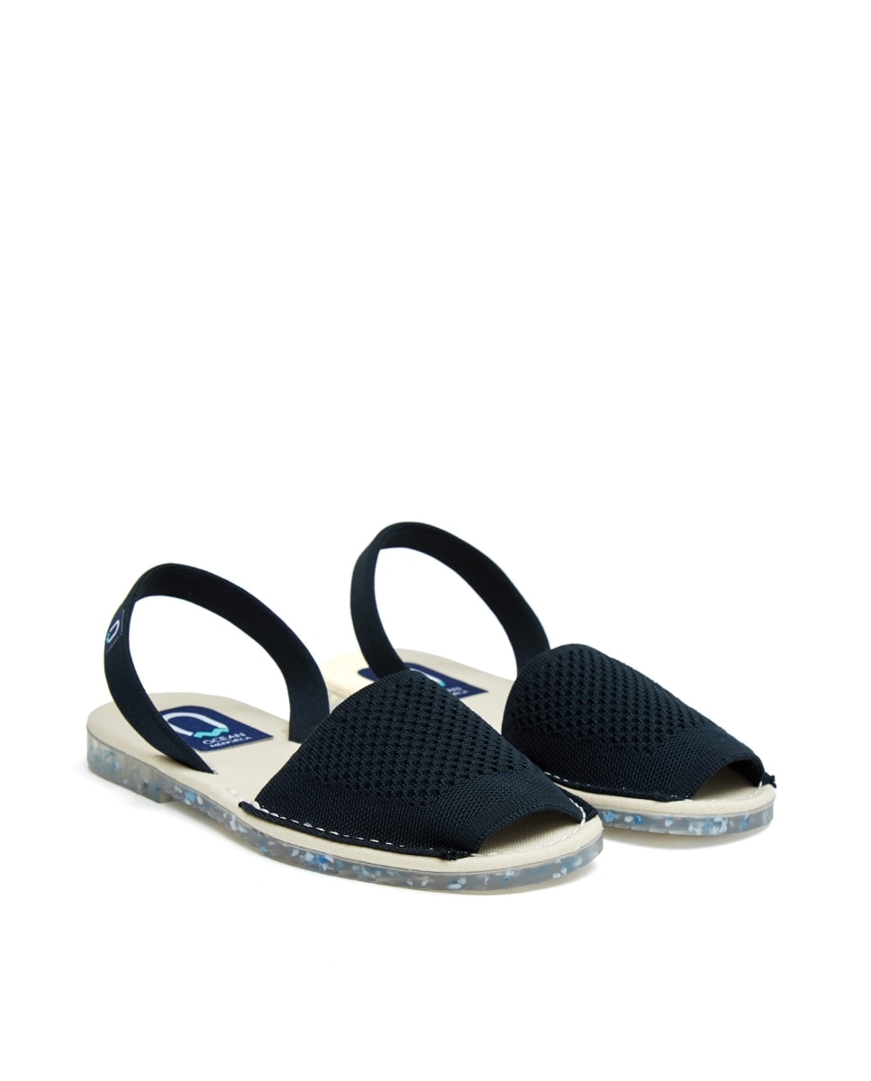 Imagen 2 de Sandalias unisex de materiales sostenibles - CASTELL MENORCA - Negro Negro