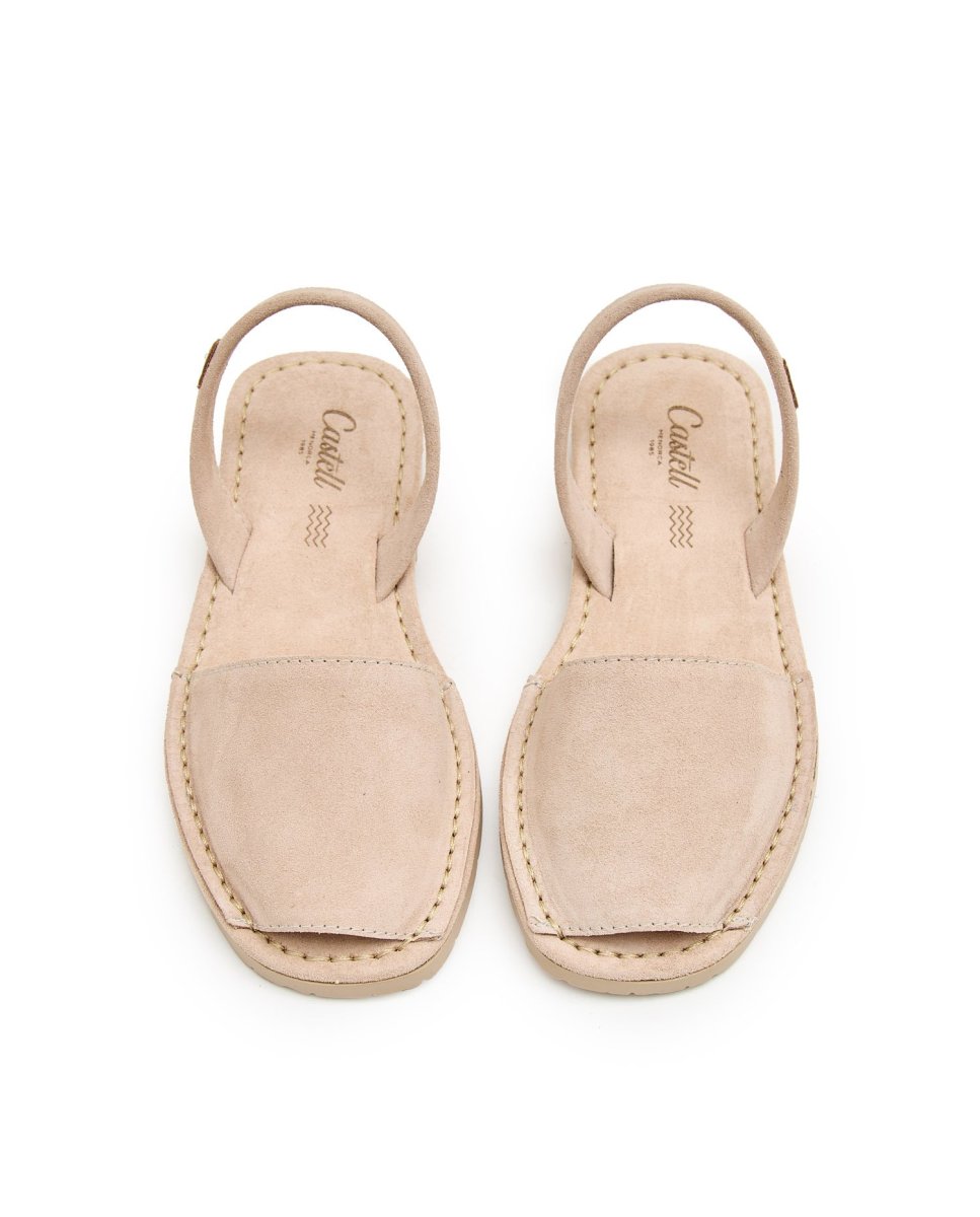 Menorquinas de mujer en serraje - CASTELL MENORCA - Beige Beige-2