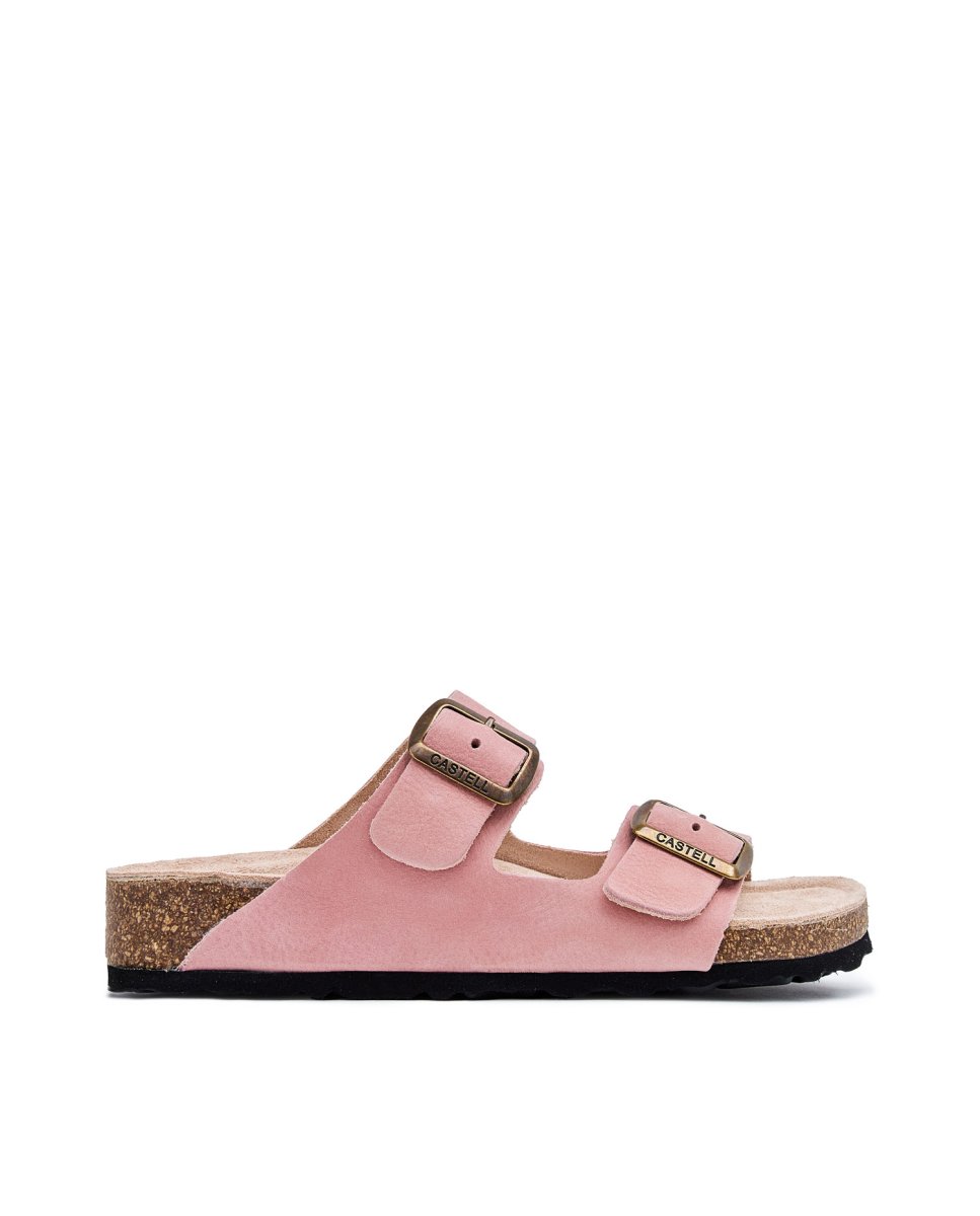 Sandalias de mujer con suela anatómica - CASTELL MENORCA - Rosa Rosa-1