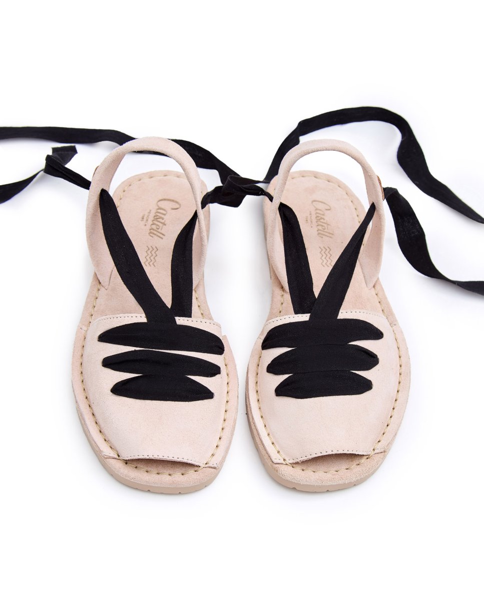 Menorquinas de mujer con cinta - CASTELL MENORCA - Beige Beige-2