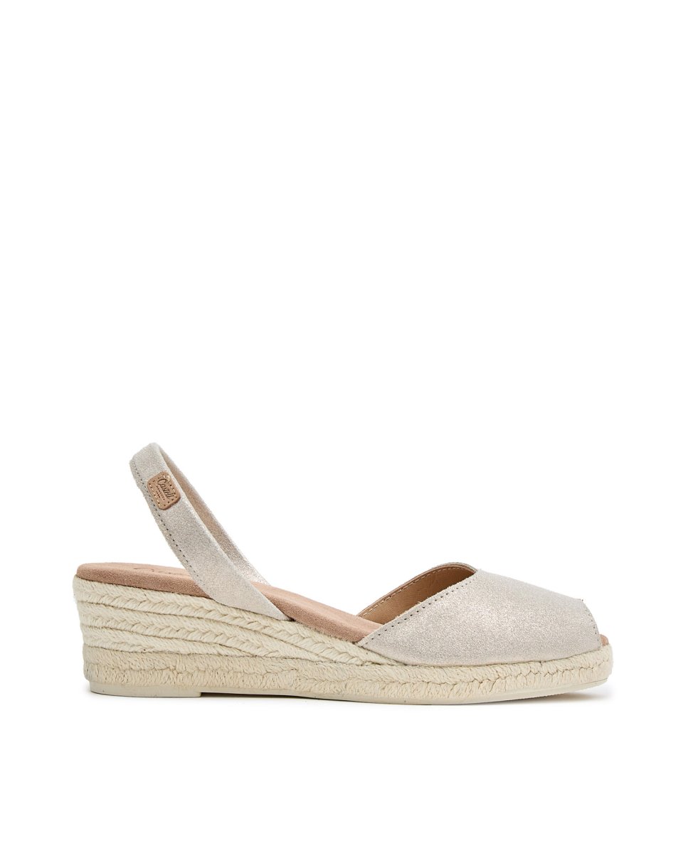 Sandalias de mujer con suela de esparto - CASTELL MENORCA - Oro Oro-1